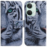OnePlus Nord 3 Fodral Motiv Vit Tiger
