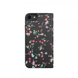 Adidas iPhone 6/6S/7/8/SE Fodral OR Booklet Case AOP FW18 Blommor Svart