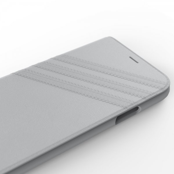 Adidas iPhone X/Xs Fodral OR Booklet Case Suede FW18 Grå