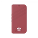 Adidas iPhone X/Xs Fodral OR Booklet Case Suede FW18 Rosa
