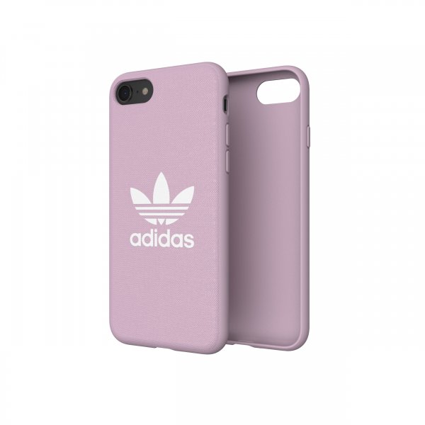 Adidas iPhone 6/6s/7/8/SE Skal OR Moulded Case Canvas FW18 Clear Pink