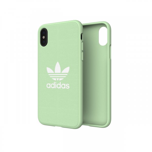 Adidas iPhone X/Xs Skal OR Moulded Case Canvas FW18 Clear Mint