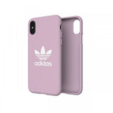 Adidas iPhone X/Xs Skal OR Moulded Case Canvas FW18 Clear Pink