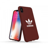 Adidas iPhone Xs Max Skal OR Moulded Case Canvas FW18 Maroon