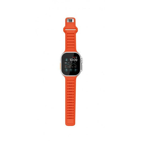KeyBudz Apple Watch 44/45/46mm/Apple Watch Ultra Armband Journey Electric Orange