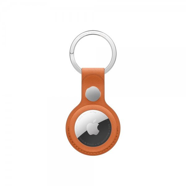 Apple Original AirTag Hållare FineWoven Nyckelring Fox Orange