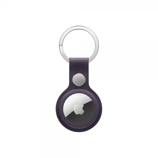 Apple Original AirTag Hållare FineWoven Nyckelring Midnight Purple