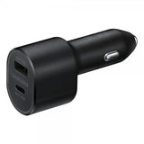 Samsung Original Billaddare Super Fast Dual Car Charger 45W Svart