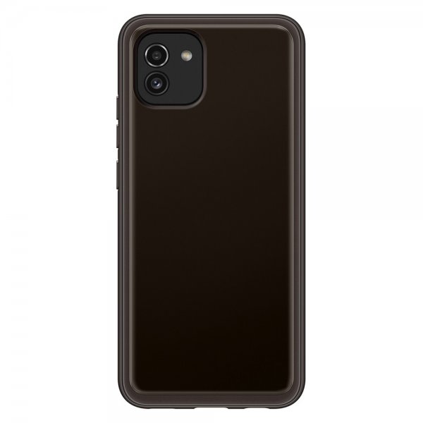 Samsung Original Galaxy A03 Skal Soft Clear Cover Svart
