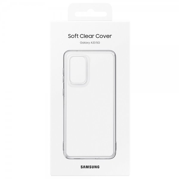 Samsung Original Galaxy A33 5G Skal Soft Clear Cover Transparent
