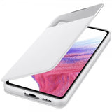 Samsung Original Galaxy A53 5G Fodral Smart S View Wallet Cover Vit