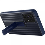 Samsung Original Galaxy A53 5G Skal Protective Standing Cover Transparent Navy