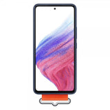 Samsung Original Galaxy A53 5G Skal Silicone Cover with Strap Navy