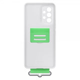 Samsung Original Galaxy A53 5G Skal Silicone Cover with Strap Vit