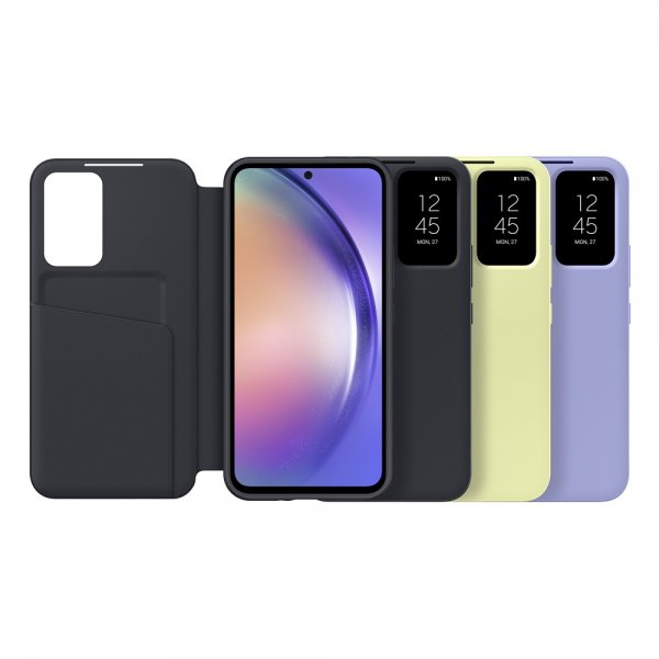 Samsung Original Galaxy A54 5G Fodral Smart View Wallet Case Svart