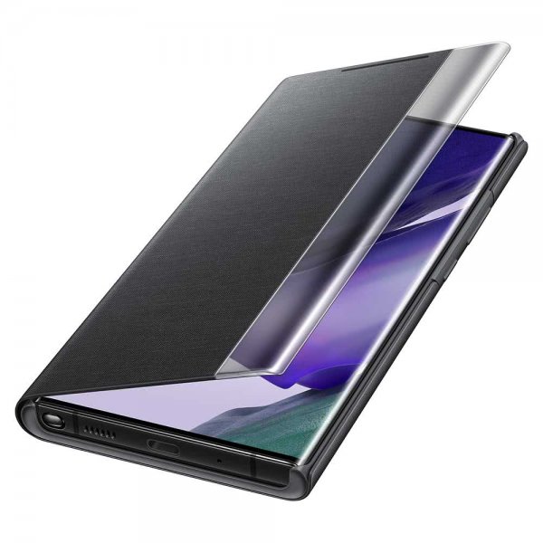 Samsung Original Galaxy Note 20 Ultra Fodral Clear View Cover Svart