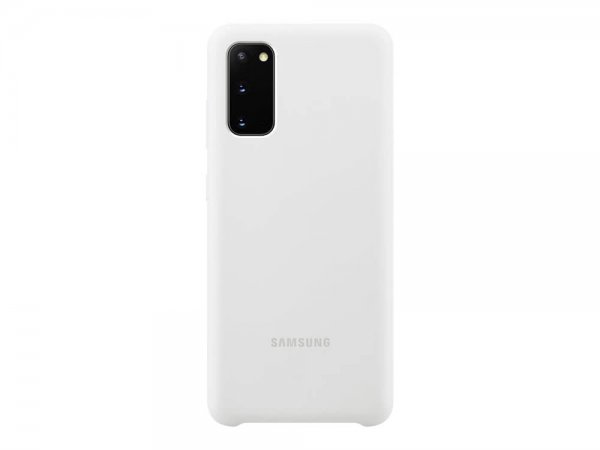 Samsung Original Galaxy S20 Plus Skal Silicone Cover Vit