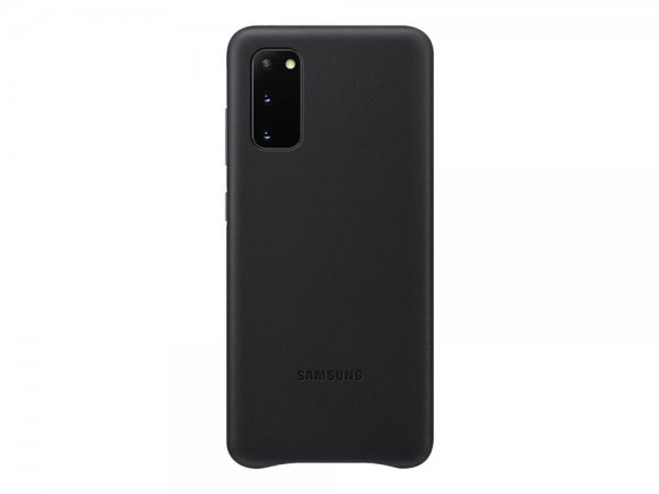 Samsung Original Galaxy S20 Skal Leather Cover Svart