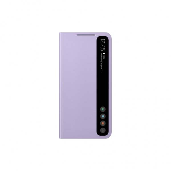 Samsung Original Galaxy S21 FE Fodral Smart Clear View Cover Lavender
