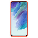 Samsung Original Galaxy S21 FE Skal Silicone Cover Coral