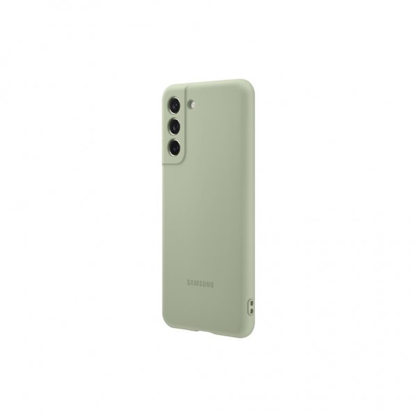 Samsung Original Galaxy S21 FE Skal Silicone Cover Olive Green