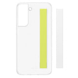 Samsung Original Galaxy S21 FE Skal Slim Strap Cover Vit