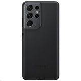 Samsung Original Galaxy S21 Ultra Skal Leather Cover Svart