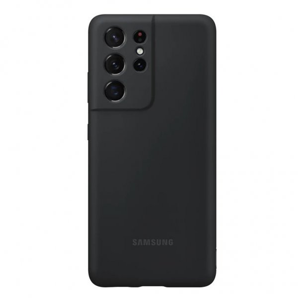 Samsung Original Galaxy S21 Ultra Skal Silicone Cover Svart