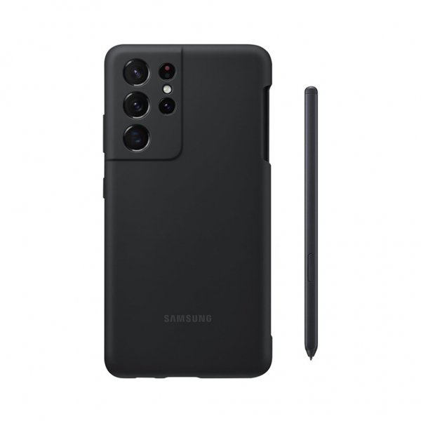 Samsung Original Galaxy S21 Ultra Skal Silicone Cover med S Pen Svart