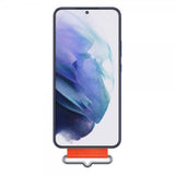 Samsung Original Galaxy S22 Plus Skal Silicone Cover with Strap Navy