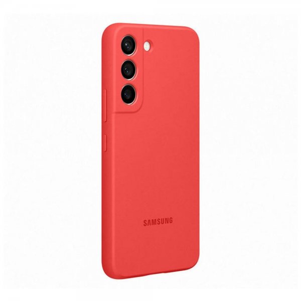Samsung Original Galaxy S22 Skal Silicone Cover Coral