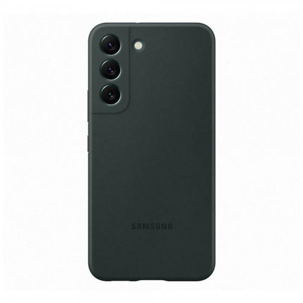 Samsung Original Galaxy S22 Skal Silicone Cover Dark Green