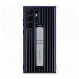 Samsung Original Galaxy S22 Ultra Skal Protective Standing Cover Navy