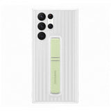 Samsung Original Galaxy S22 Ultra Skal Protective Standing Cover Vit