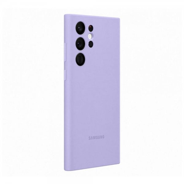 Samsung Original Galaxy S22 Ultra Skal Silicone Cover Lavender