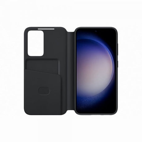 Samsung Original Galaxy S23 Plus Fodral Smart View Wallet Case Svart