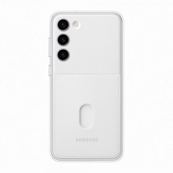 Samsung Original Galaxy S23 Plus Skal Frame Case Vit