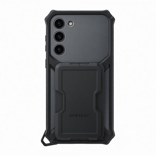 Samsung Original Galaxy S23 Plus Skal Rugged Gadget Case Svart