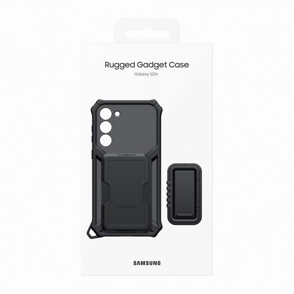 Samsung Original Galaxy S23 Plus Skal Rugged Gadget Case Svart