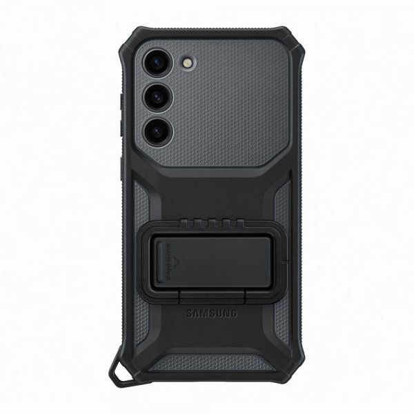 Samsung Original Galaxy S23 Plus Skal Rugged Gadget Case Svart