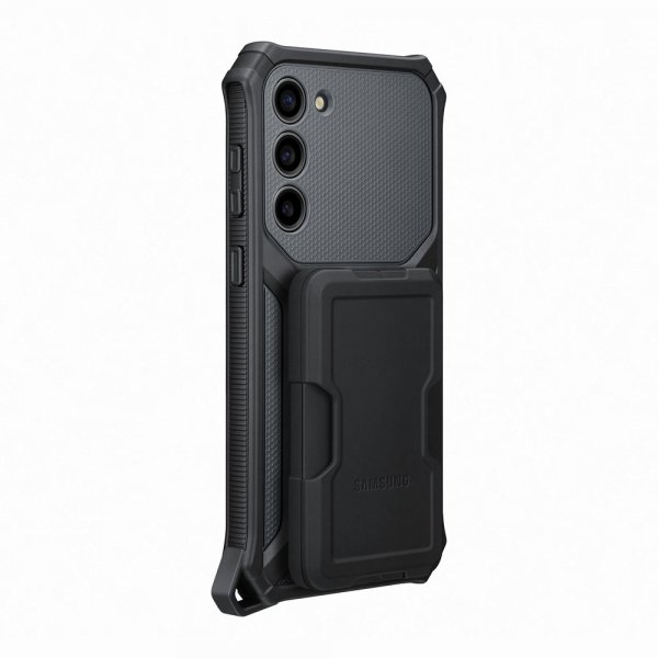 Samsung Original Galaxy S23 Plus Skal Rugged Gadget Case Svart