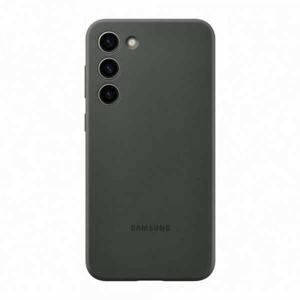 Samsung Original Galaxy S23 Plus Skal Silicone Case Khaki