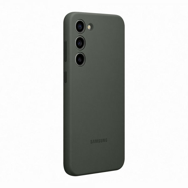 Samsung Original Galaxy S23 Plus Skal Silicone Case Khaki