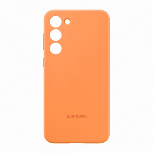 Samsung Original Galaxy S23 Plus Skal Silicone Cover Orange