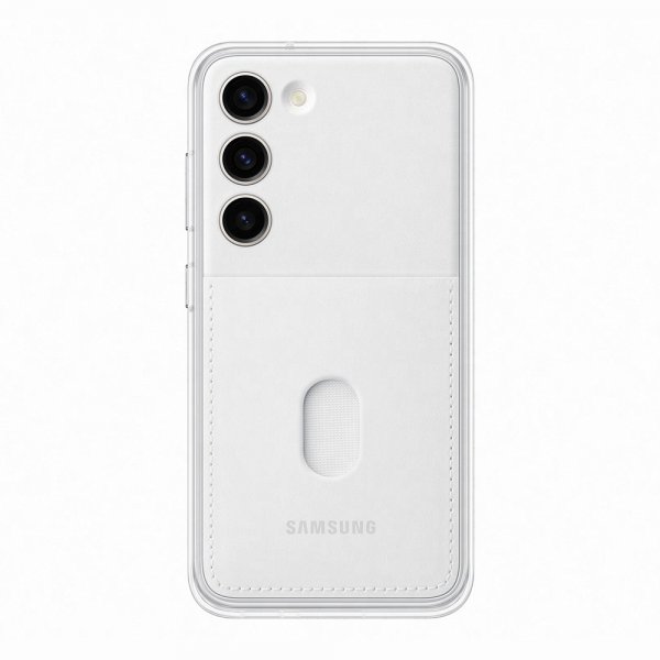 Samsung Original Galaxy S23 Skal Frame Case Vit