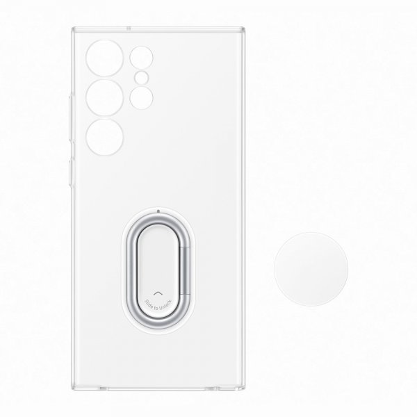 Samsung Original Galaxy S23 Ultra Skal Clear Gadget Case Transparent