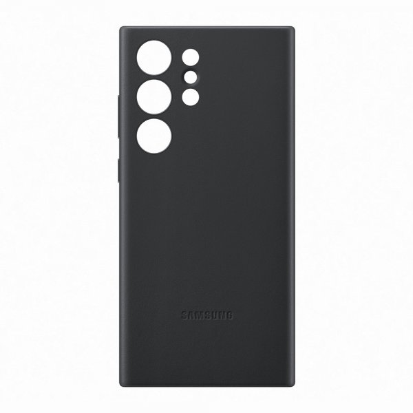 Samsung Original Galaxy S23 Ultra Skal Leather Cover Svart