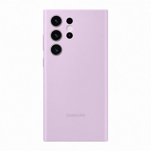 Samsung Original Galaxy S23 Ultra Skal Silicone Cover Lavender