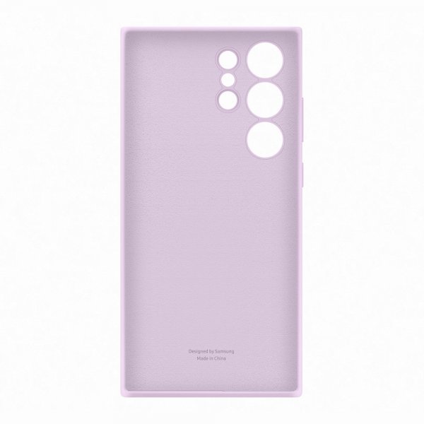 Samsung Original Galaxy S23 Ultra Skal Silicone Cover Lavender