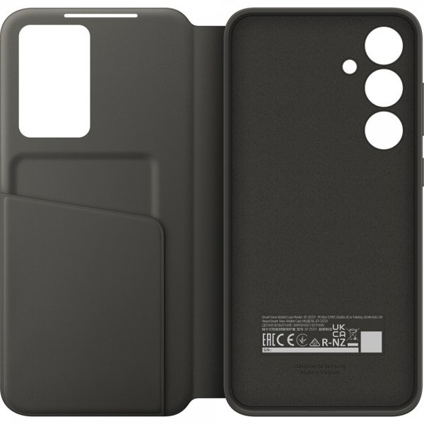 Samsung Original Galaxy S24 FE Fodral Smart View Wallet Case Svart
